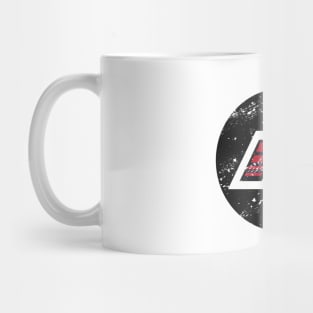 Retro Lego Style M-Tron Logo Mug